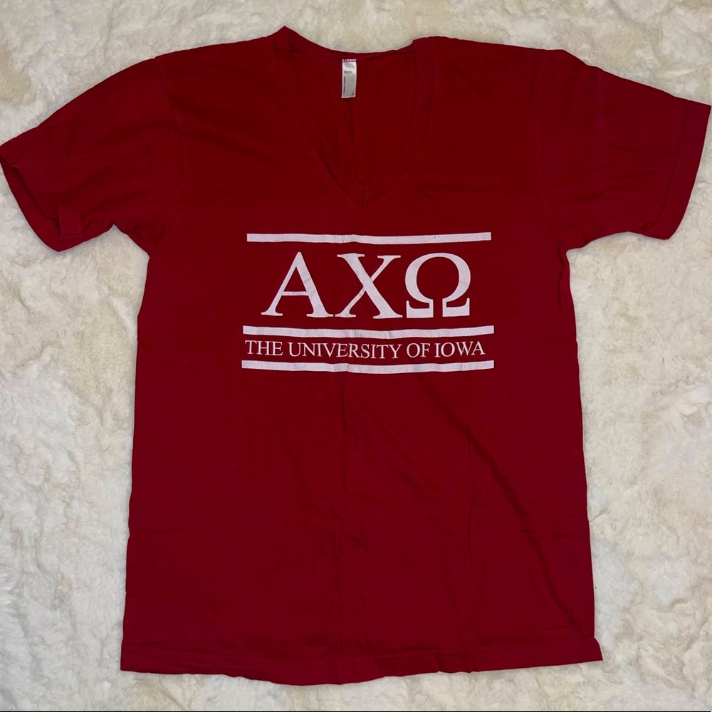 American Apparel Alpha Chi Omega/AXO Shirt